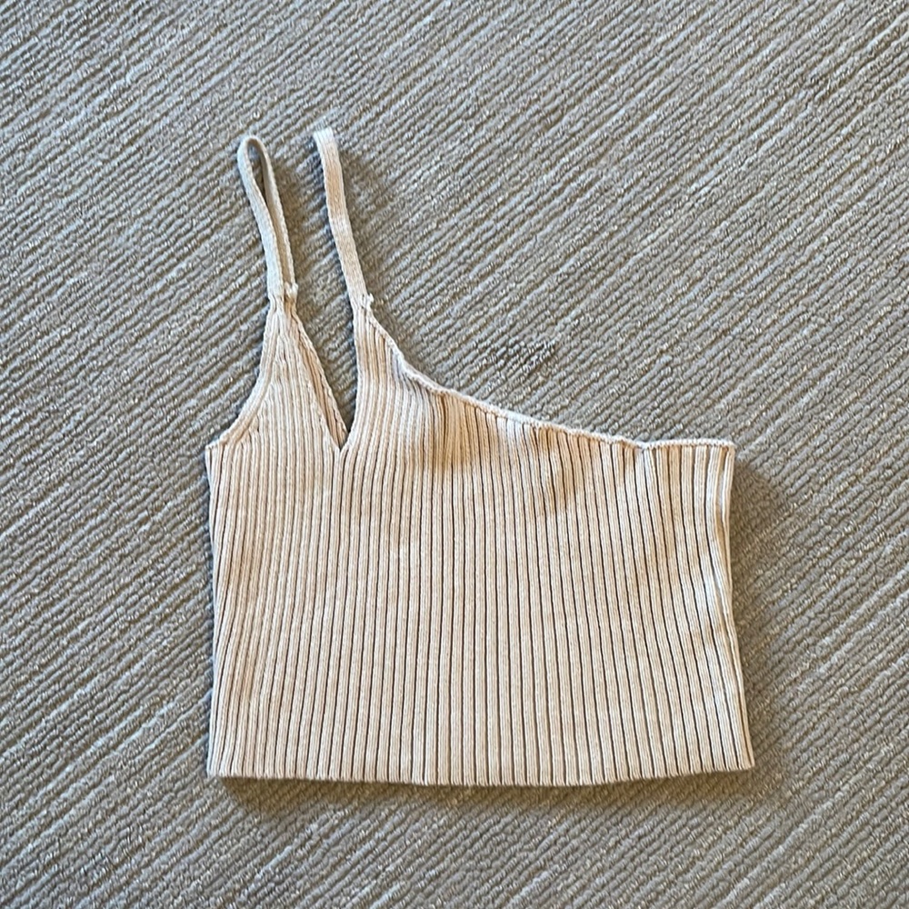 Ribbed crop top
